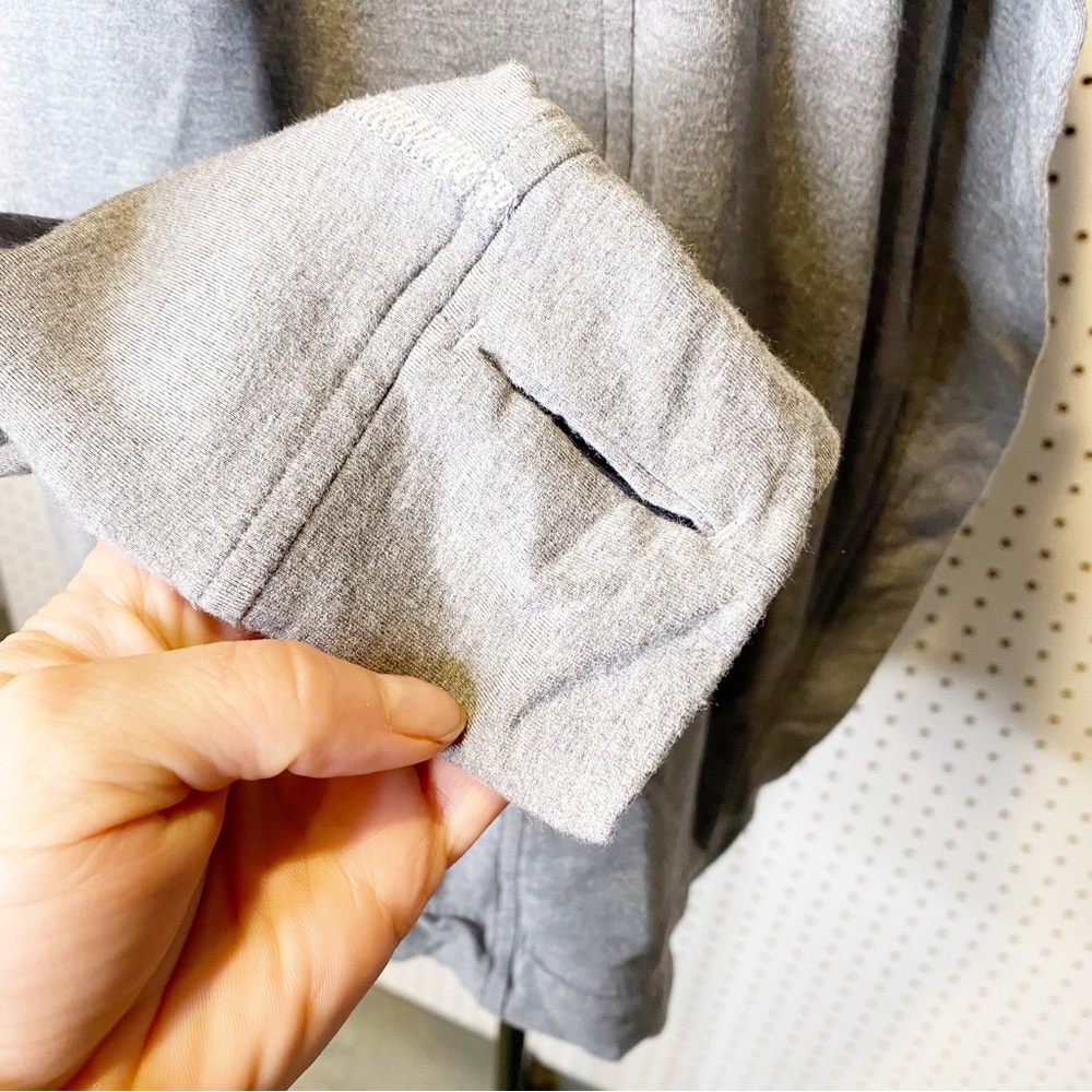 Lululemon | Coast Wrap Open‎ Front Cardigan in Heathered Mod Medium Grey Sz. 4 - Picture 12 of 16
